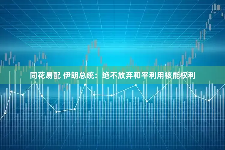 同花易配 伊朗总统：绝不放弃和平利用核能权利