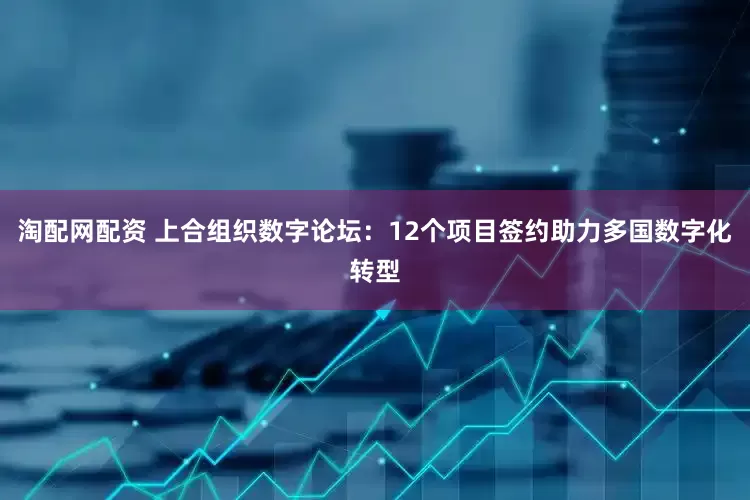 淘配网配资 上合组织数字论坛：12个项目签约助力多国数字化转型