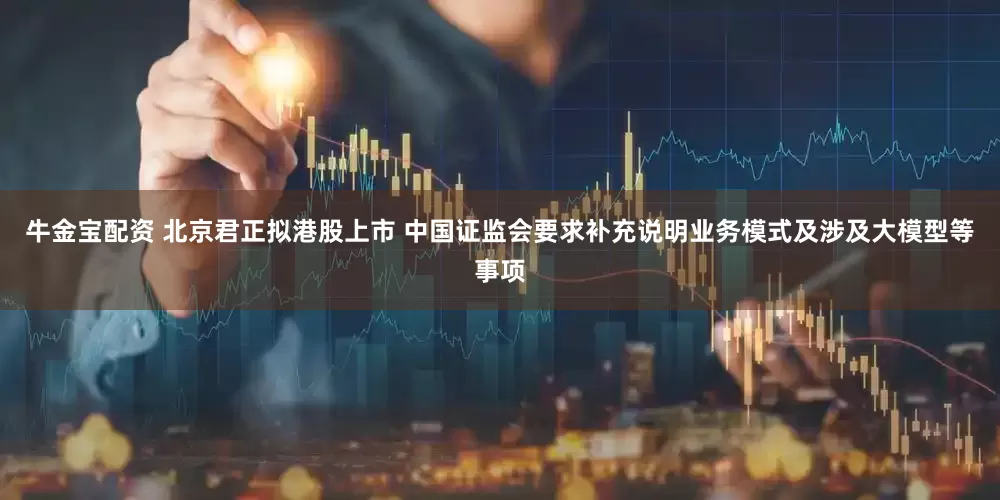 牛金宝配资 北京君正拟港股上市 中国证监会要求补充说明业务模式及涉及大模型等事项